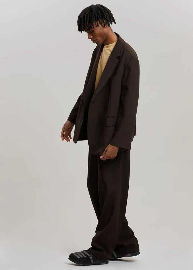 Men The Frankie Shop Outerwear Beo Blazer Dark Espresso