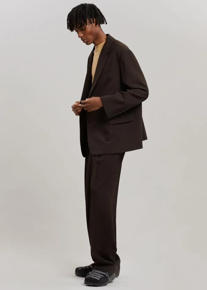Men The Frankie Shop Outerwear Beo Blazer Dark Espresso