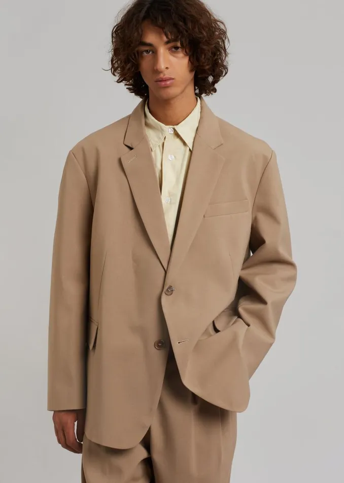 Men The Frankie Shop Outerwear Beo Blazer Latte