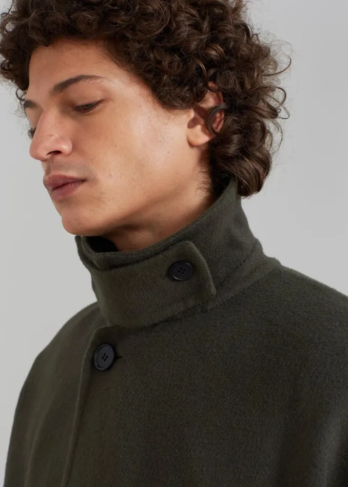 Men The Frankie Shop Outerwear Croft Oversized Coat Olive