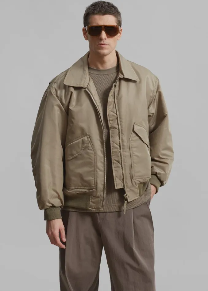 Men The Frankie Shop Outerwear Elias Bomber Beige