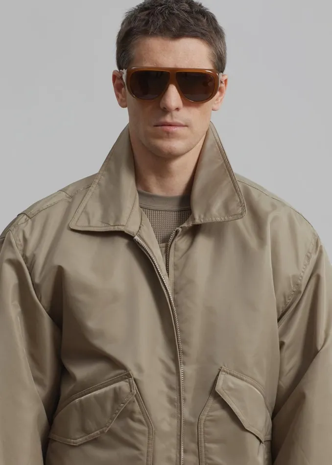 Men The Frankie Shop Outerwear Elias Bomber Beige