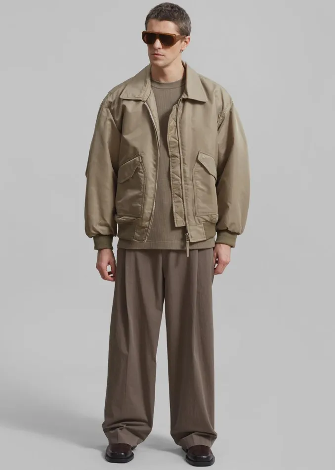 Men The Frankie Shop Outerwear Elias Bomber Beige