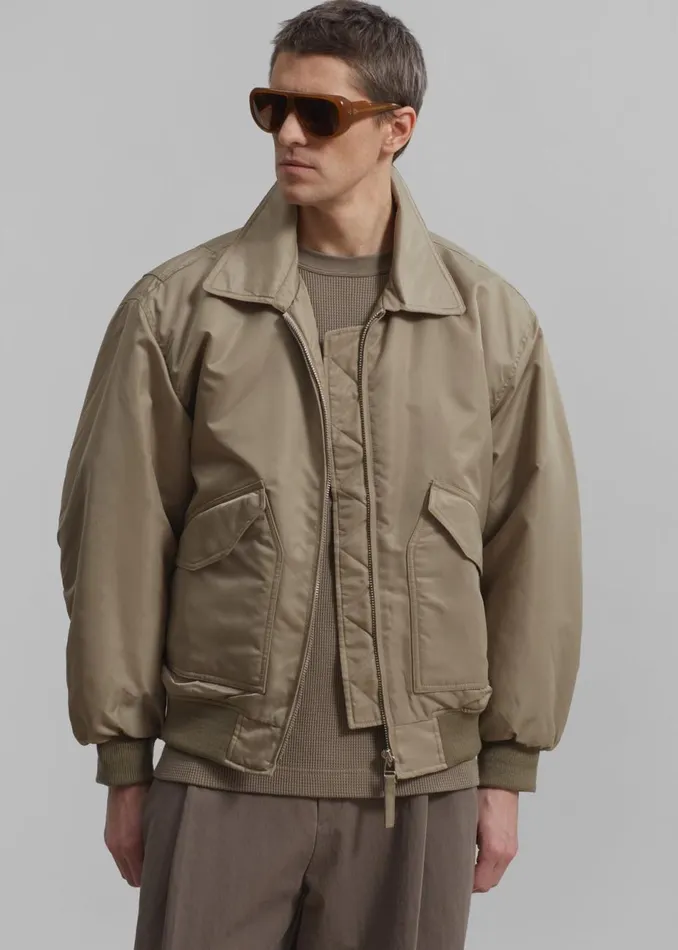 Men The Frankie Shop Outerwear Elias Bomber Beige