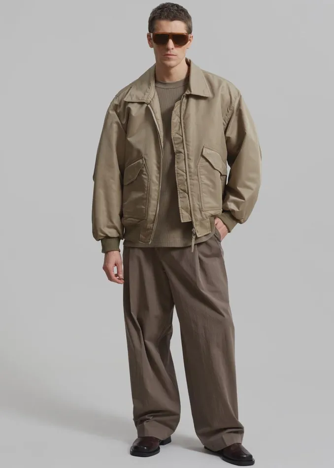 Men The Frankie Shop Outerwear Elias Bomber Beige