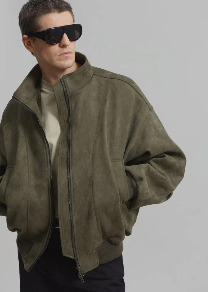 Men The Frankie Shop Outerwear Jeremy Bomber Khaki