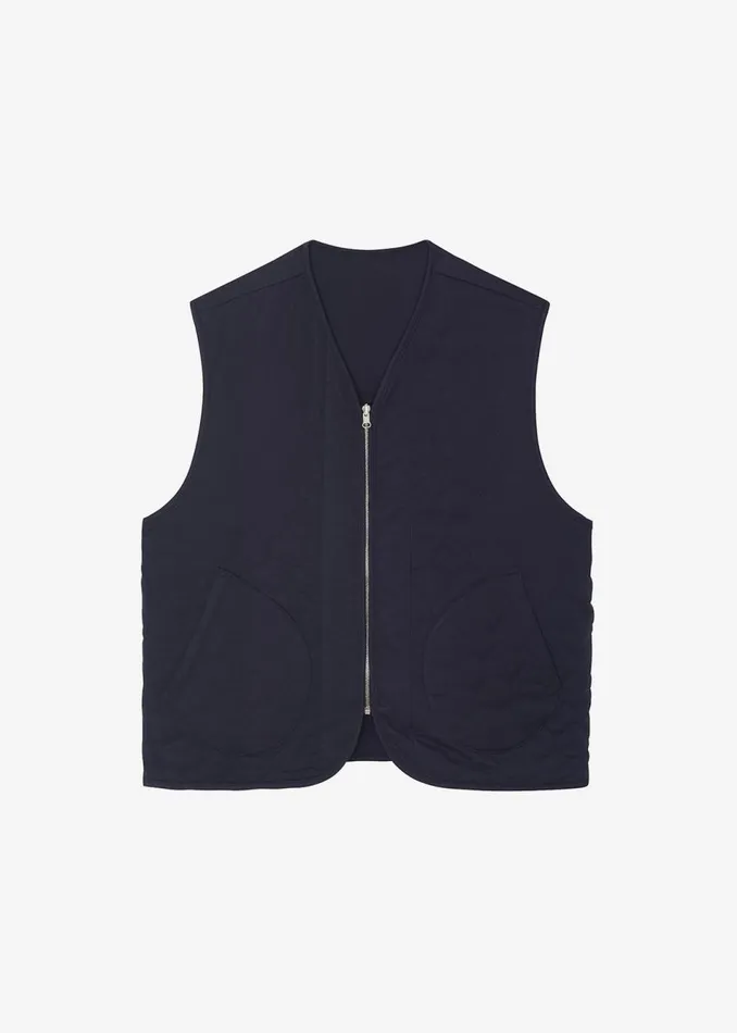 Men The Frankie Shop Outerwear Lant Reversible Vest Navy