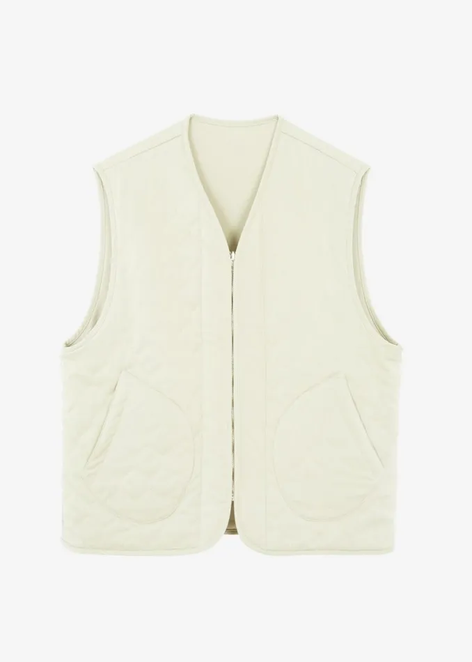 Men The Frankie Shop Outerwear Lant Reversible Vest Slate Green