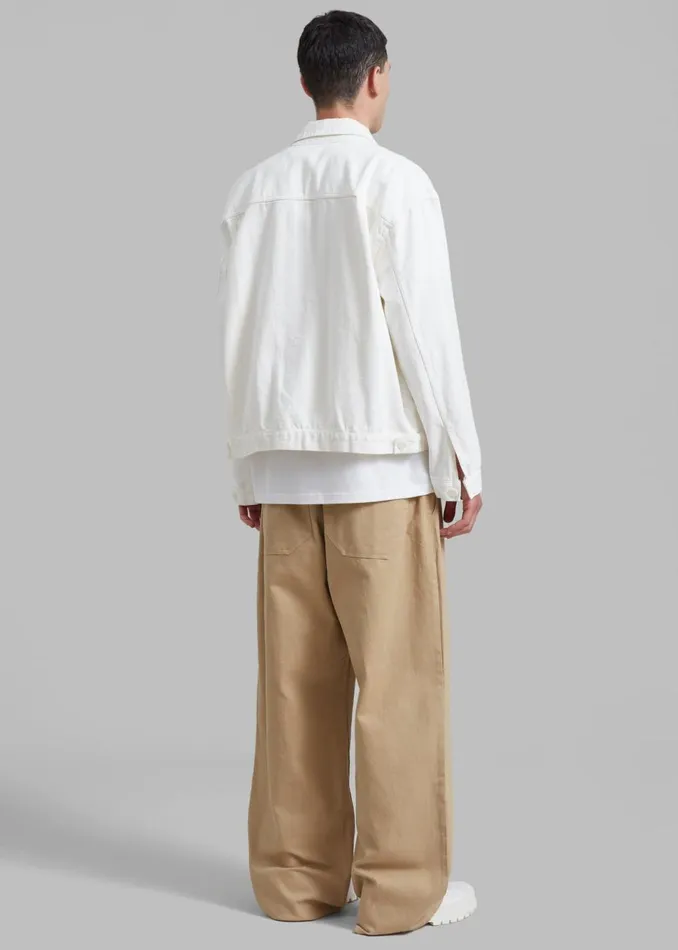 Men The Frankie Shop Outerwear Matthew Denim Jacket White