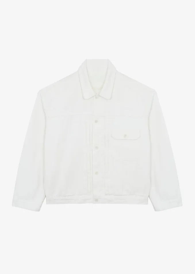 Men The Frankie Shop Outerwear Matthew Denim Jacket White