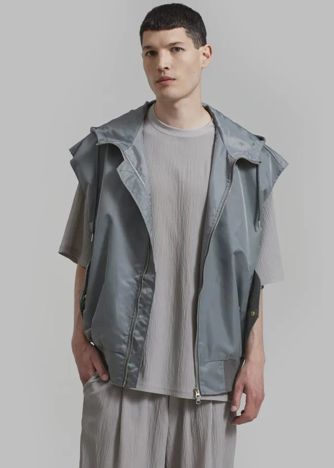 Men The Frankie Shop Outerwear Maverick Pocket Vest Olive