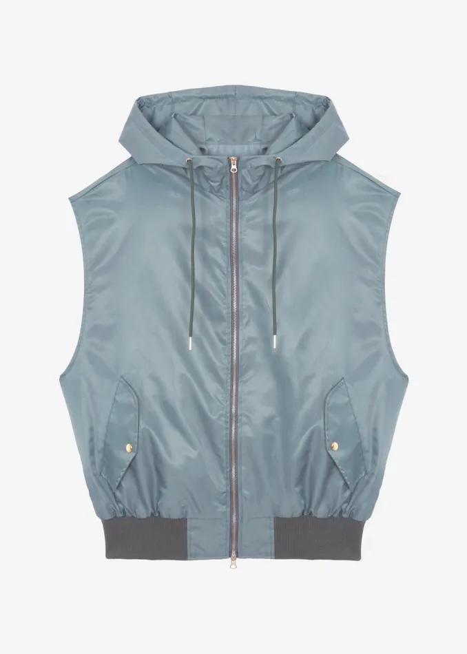 Men The Frankie Shop Outerwear Maverick Pocket Vest Olive