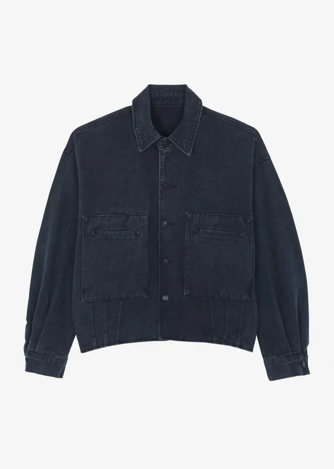 Men The Frankie Shop Outerwear Miller Denim Jacket Black Wash