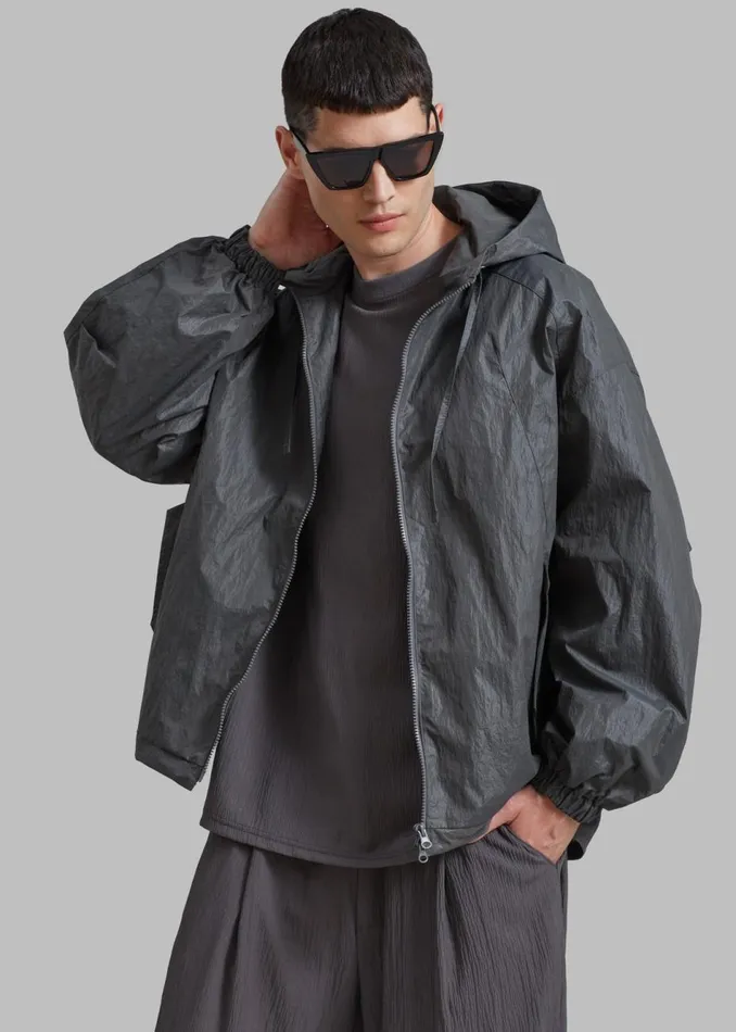 Men The Frankie Shop Outerwear Orlando Anorak Charcoal