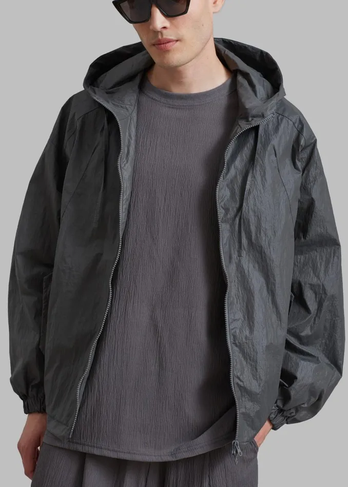 Men The Frankie Shop Outerwear Orlando Anorak Charcoal