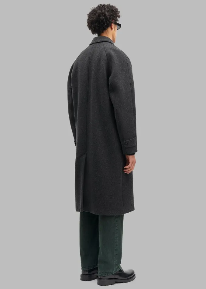 Men The Frankie Shop Outerwear Samse Samse Jacob Coat Black Melange