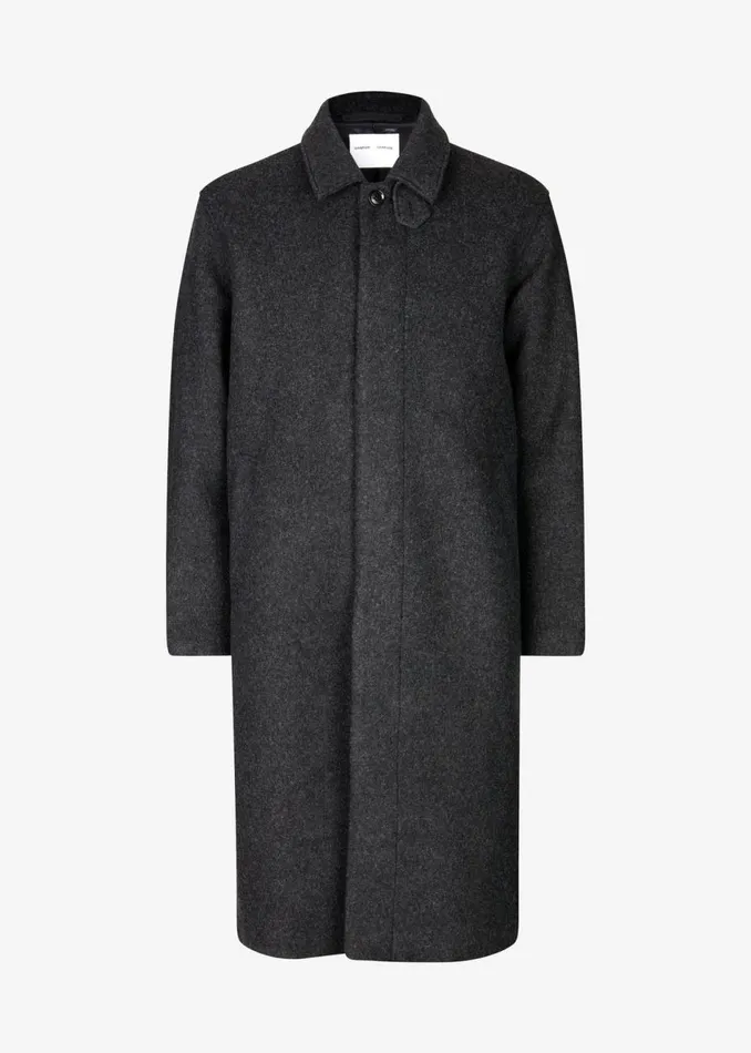 Men The Frankie Shop Outerwear Samse Samse Jacob Coat Black Melange