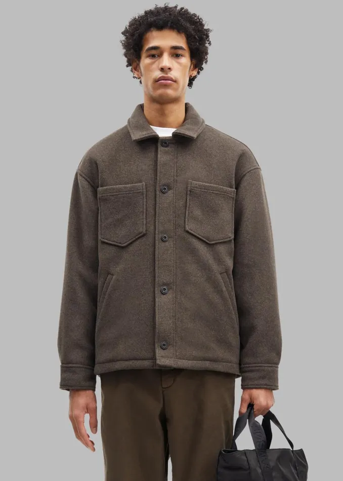 Men The Frankie Shop Outerwear Samse Samse Pally Shirt Jacket Crocodile