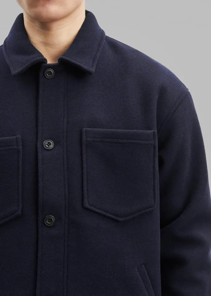 Men The Frankie Shop Outerwear Samse Samse Pally Shirt Jacket Salute