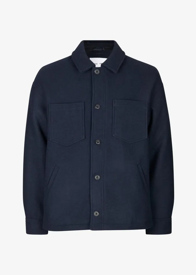 Men The Frankie Shop Outerwear Samse Samse Pally Shirt Jacket Salute