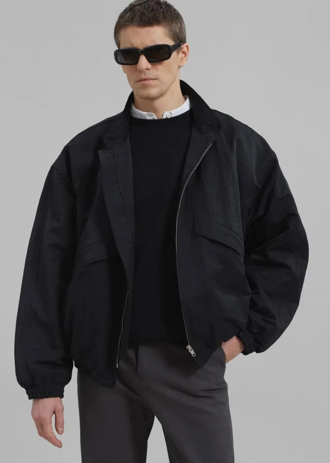Men The Frankie Shop Outerwear Seth Oversized Jacket Black