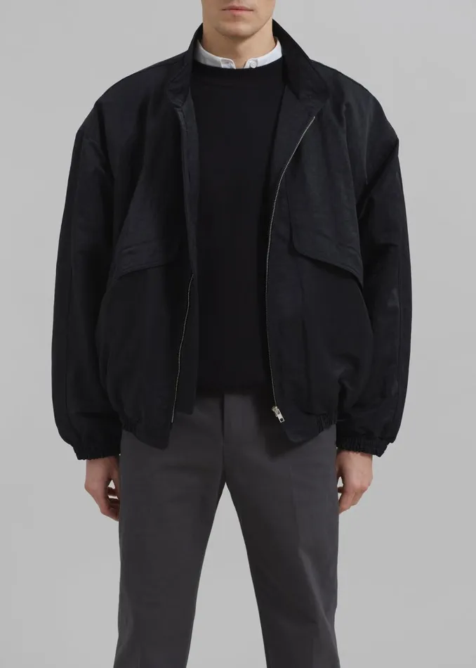 Men The Frankie Shop Outerwear Seth Oversized Jacket Black