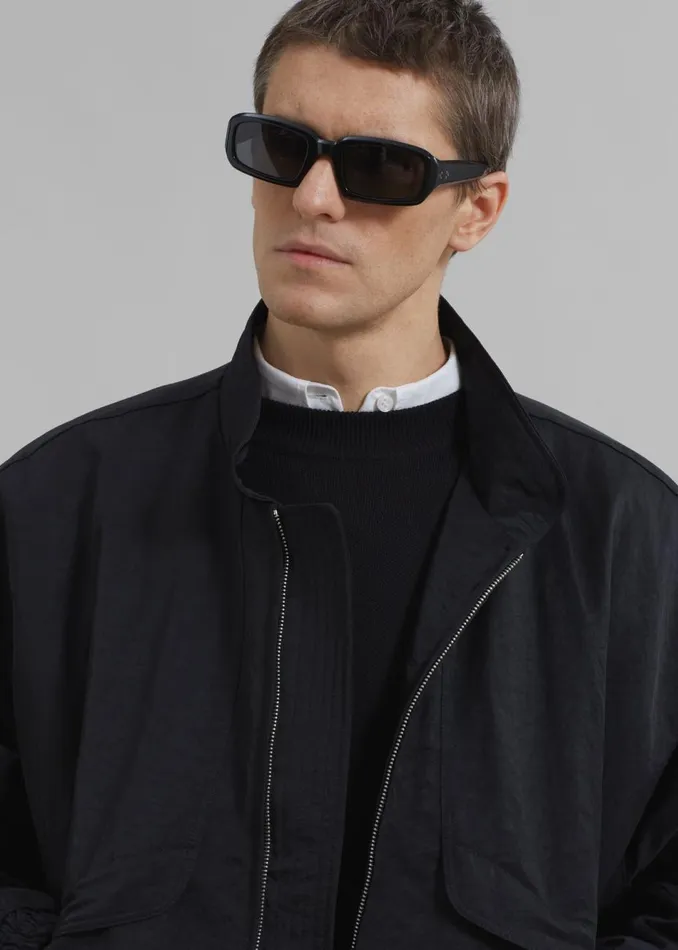 Men The Frankie Shop Outerwear Seth Oversized Jacket Black