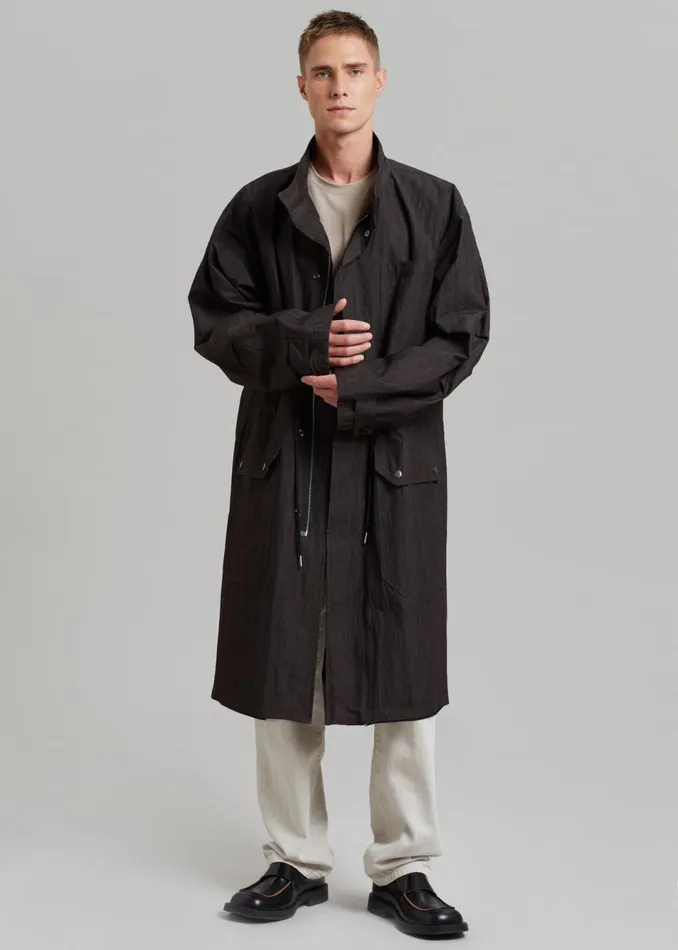 Men The Frankie Shop Outerwear Stephen Anorak Charcoal