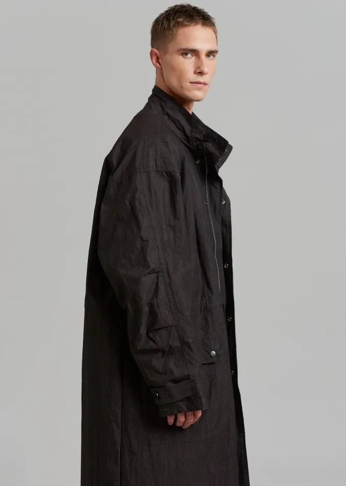 Men The Frankie Shop Outerwear Stephen Anorak Charcoal