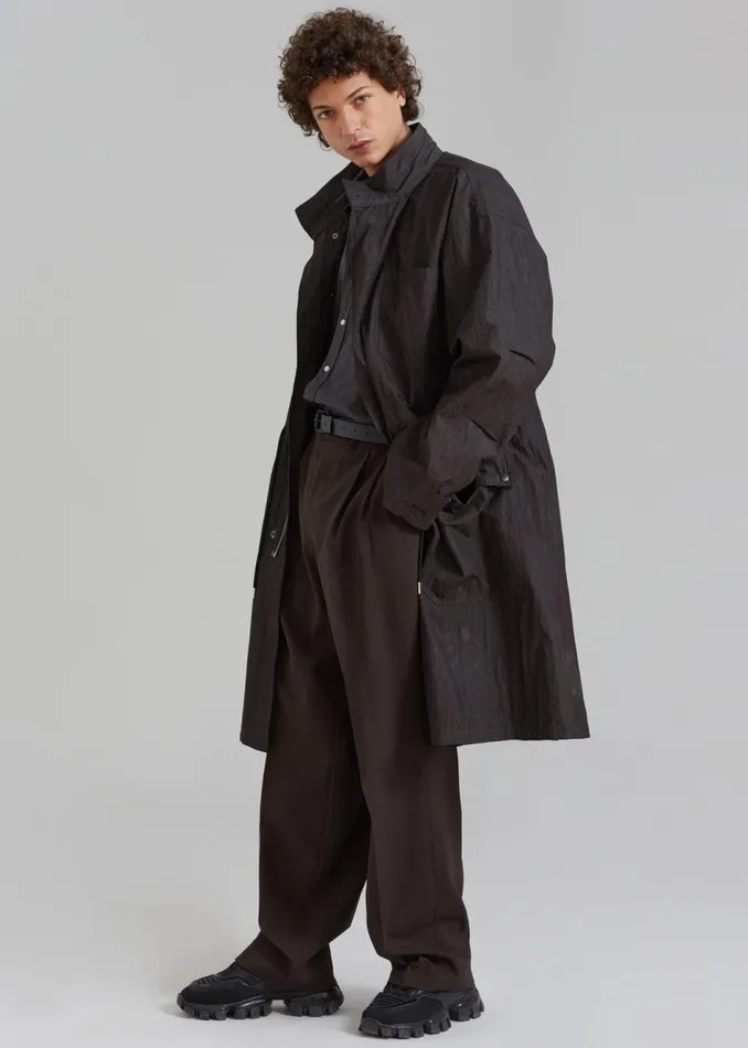 Men The Frankie Shop Outerwear Stephen Anorak Charcoal