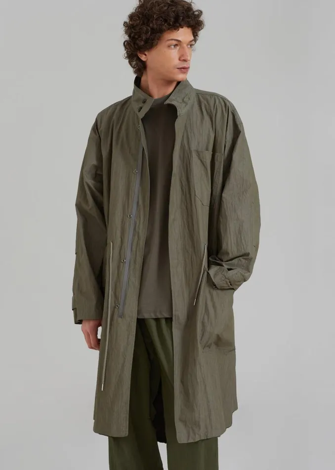 Men The Frankie Shop Outerwear Stephen Anorak Dark Olive