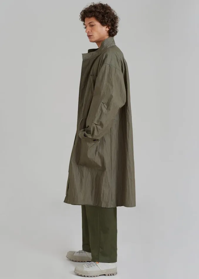 Men The Frankie Shop Outerwear Stephen Anorak Dark Olive