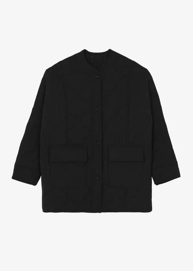 Men The Frankie Shop Outerwear Ted Quilted Jacket Black
