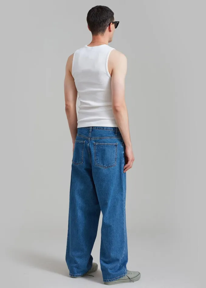 Men The Frankie Shop Tops Amomento Round Neck Sleeveless Top White
