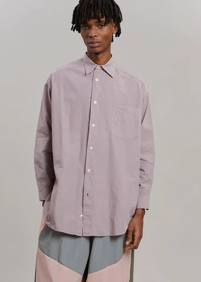 Men The Frankie Shop Tops Chadwick Shirt Lilac