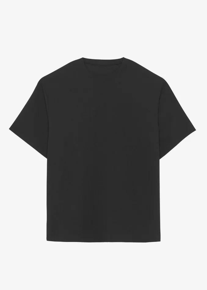 Men The Frankie Shop Tops Eliott Crinkle Tee Black
