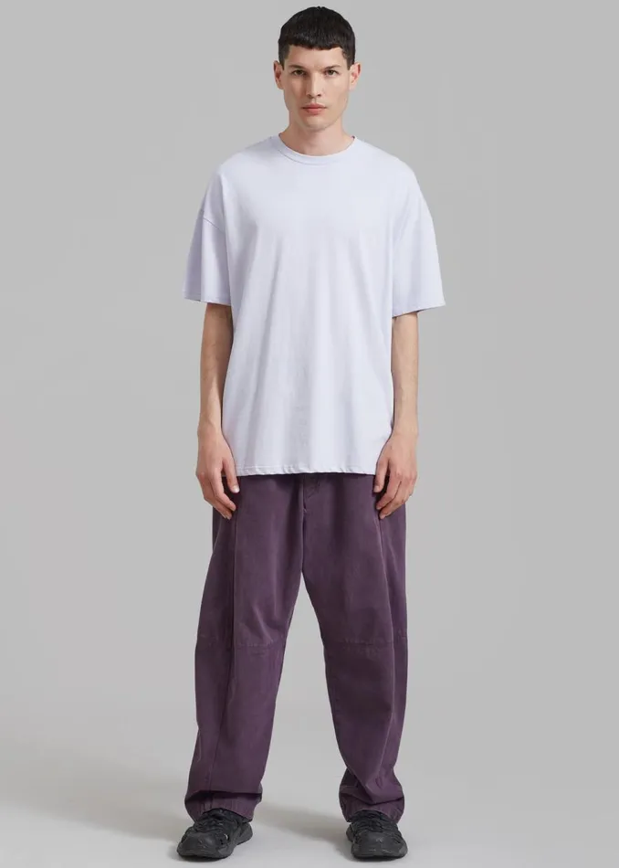 Men The Frankie Shop Tops Faro Boxy Tee Lilac