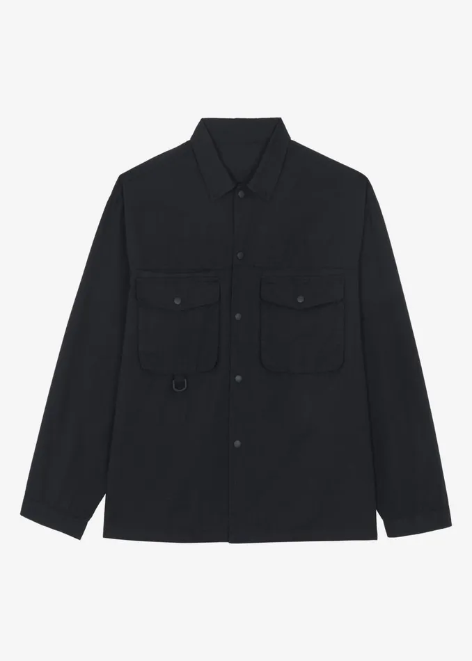 Men The Frankie Shop Tops Jameson Button Up Shirt Black