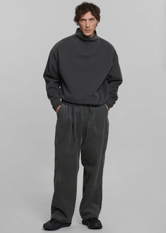 Men The Frankie Shop Tops Micah Sweatshirt Charcoal