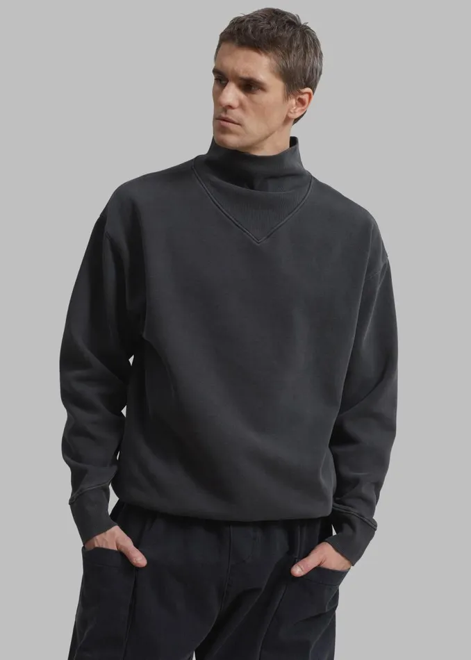 Men The Frankie Shop Tops Micah Sweatshirt Charcoal