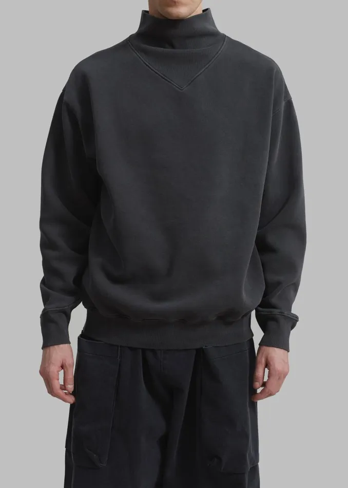 Men The Frankie Shop Tops Micah Sweatshirt Charcoal