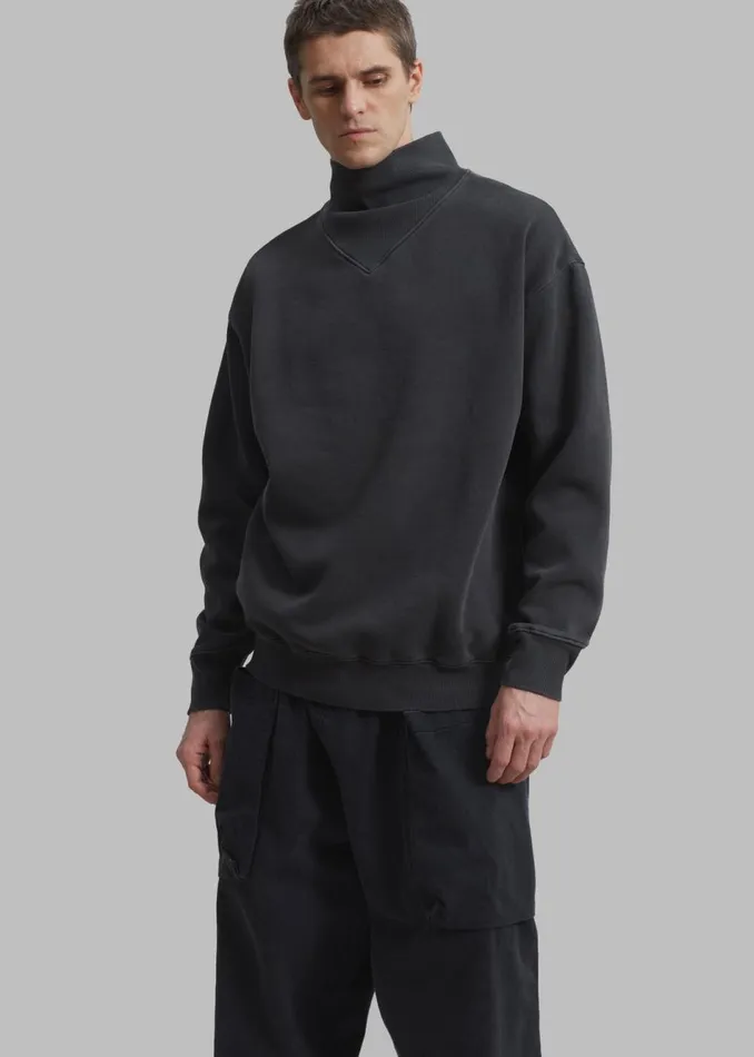 Men The Frankie Shop Tops Micah Sweatshirt Charcoal