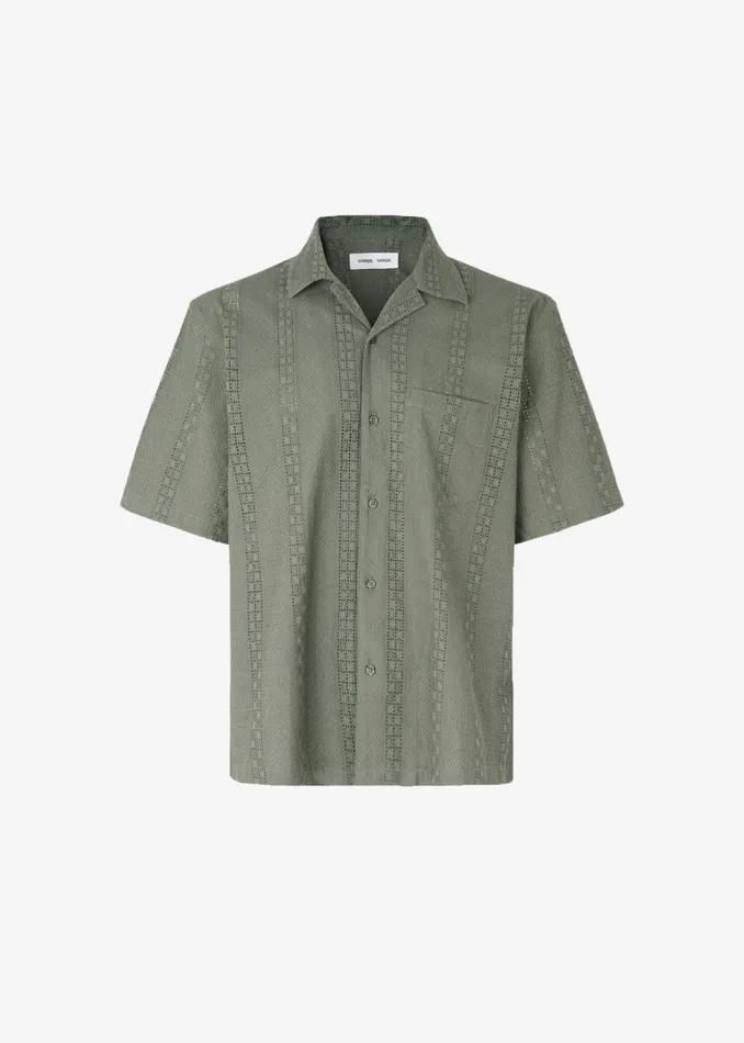 Men The Frankie Shop Tops Samse and Samse Emerson Shirt Beetle