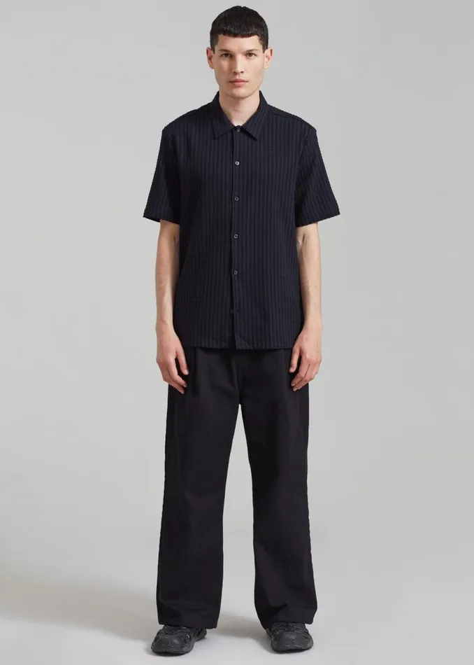 Men The Frankie Shop Tops Samse Samse Avan JX Shirt Black