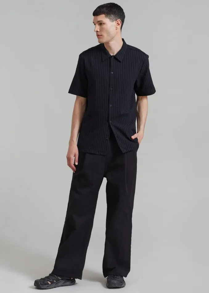 Men The Frankie Shop Tops Samse Samse Avan JX Shirt Black