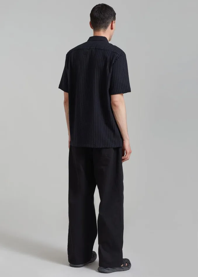 Men The Frankie Shop Tops Samse Samse Avan JX Shirt Black