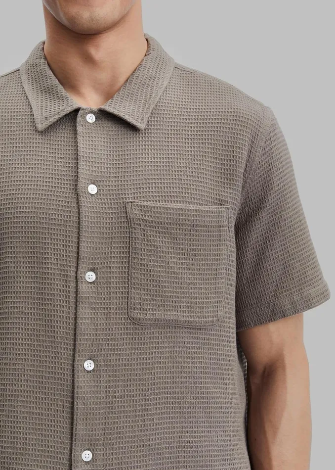 Men The Frankie Shop Tops Samse Samse Avan Shirt Brindle