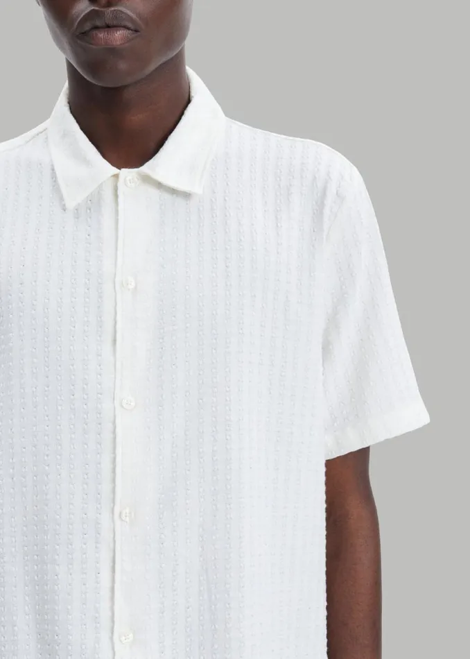 Men The Frankie Shop Tops Samse Samse Avan Shirt White