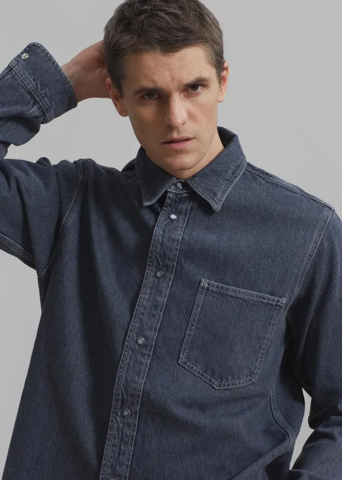 Men The Frankie Shop Tops Samse Samse Damon JS Shirt Tornado