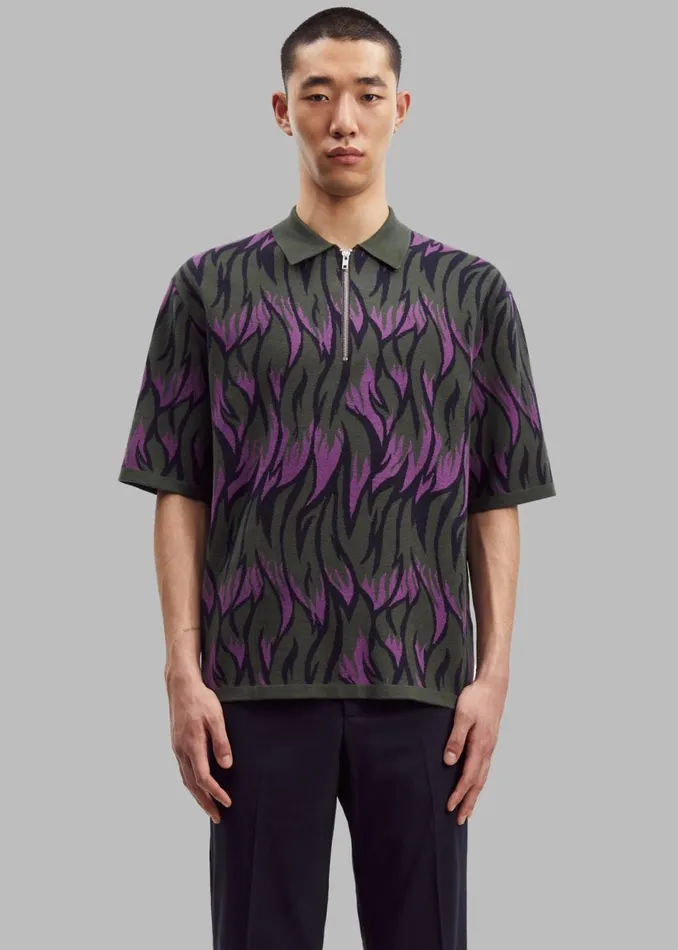 Men The Frankie Shop Tops Samse Samse Garam Polo Sunset Flame